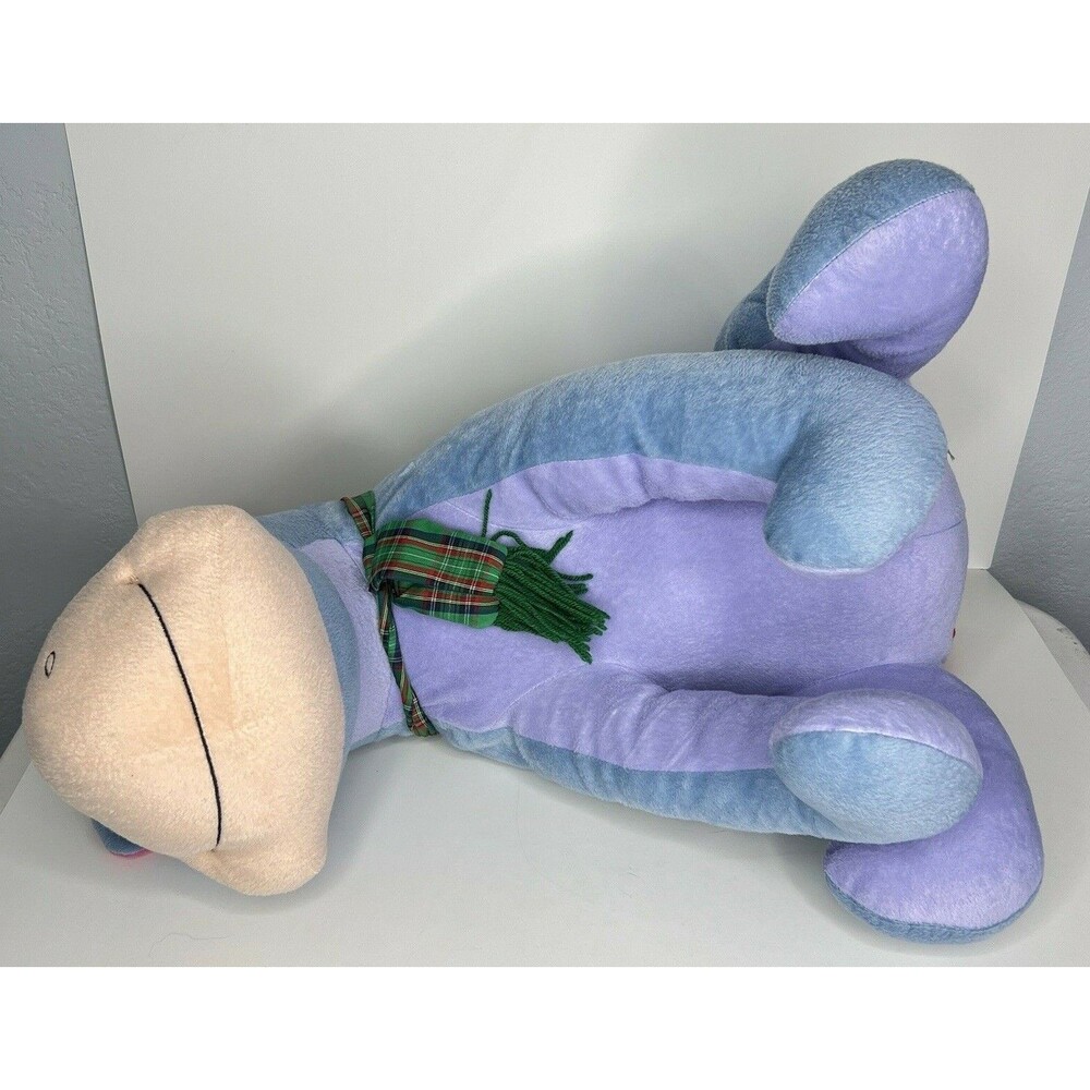 Christmas Door Greeter Santa Hat Eeyore Plush Disney Stuffed Animal LARGE 22" - Picture 6 of 9